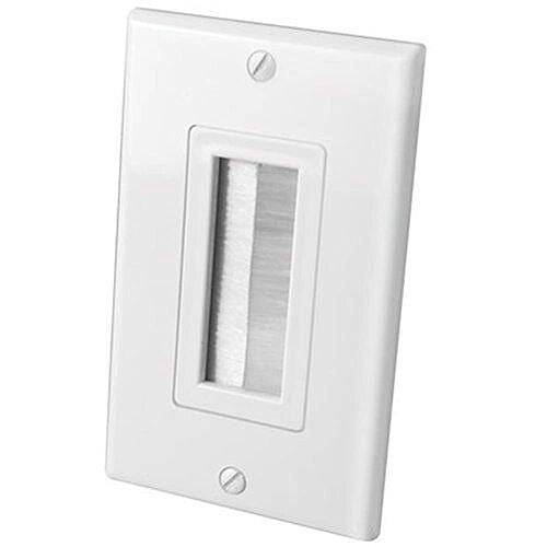 Vanco 120817-5PK Single-Gang Decor Style Bulk Cable Wall Mount, 5-Pack