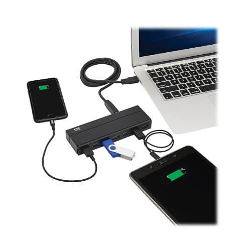 Eaton Tripp Lite U360-007 7-Port USB Hub with 1.5A Charging