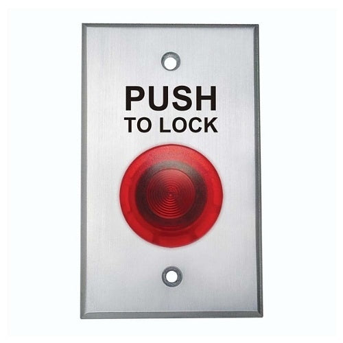 Camden CM-3050R/8 Illuminated Mushroom Push/Pull Button, N/O and N/C, Maintained, 12V