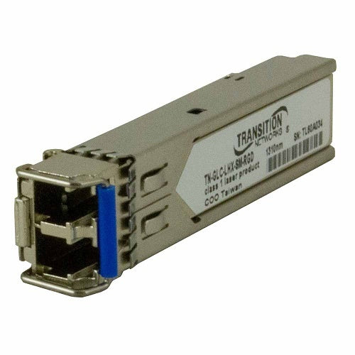 Lantronix TN-GLC-LHX-SM-RGD Cisco Compatible Gigabit SFP Module, 1000Base-LX 1310 nm Single Mode LC with DMI 22.0 dB