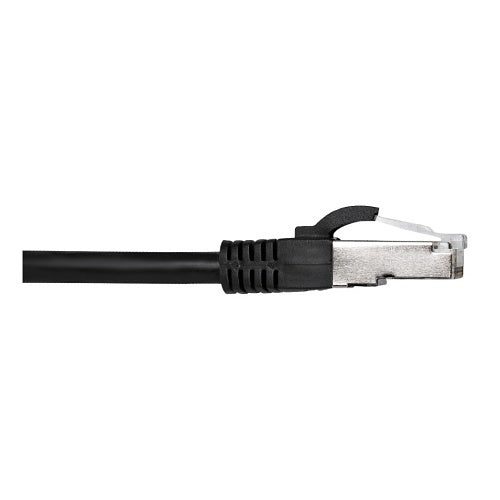 Wirepath WP-PC-C6SH-1-BLK-5PK CAT6 Shielded Ethernet Patch Cable, 1\', 5-Pack, Black