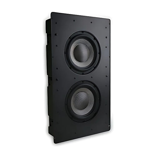 Episode KIT-SUB-500R-IWDUAL8  Passive In-Wall Subwoofer with Dual 8\\" Woofers and 500W Front Panel Display Amplifier, Kit