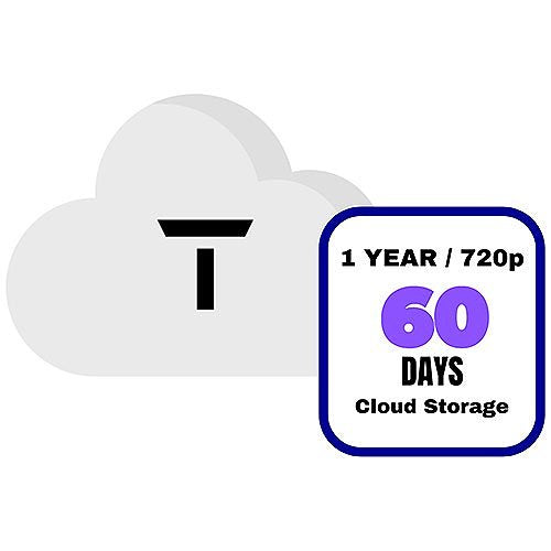 Turing Video TV-HDCS60 720p 60 Days of Turing Vision VSaaS Cloud Storage, Year