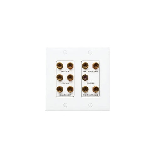 Wiremold F9008DMV1 Speaker Connection Kit, Almond