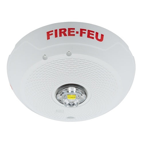 System Sensor SCWLED-B Bilingual Strobe, Ceiling, White