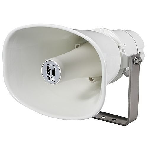 TOA IP-A1SC15E00 15W IP Paging Horn Speaker, IP66, White