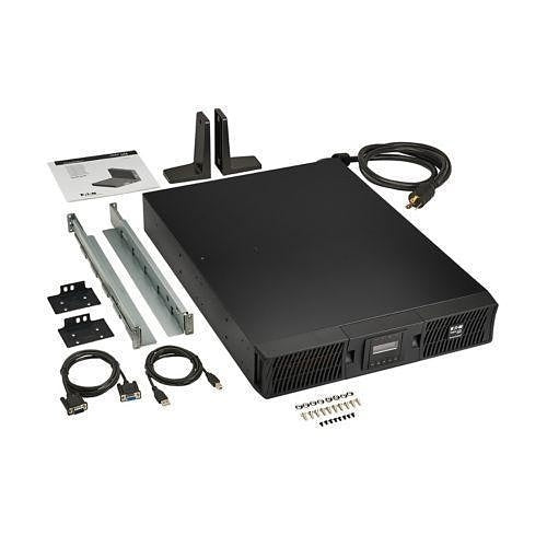 Tripp Lite SU3000RTXLCD2UN SmartOnline 3000VA 2700W 120V Double-Conversion UPS, 7 Outlets, Extended Run, Network Card Included, LCD, USB, DB9, 2U Rack / Tower