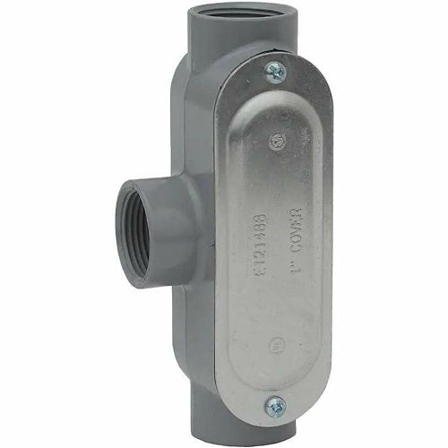 Dottie T350CG Conduit Adapter, 3-1/2\\" Threaded Conduit Body with Cover and Gasket