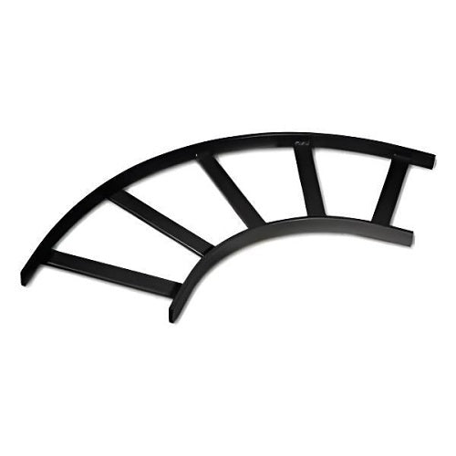 Hubbell HLF1890B NEXTFRAME Ladder Rack Flat Turn, 18\\", Black