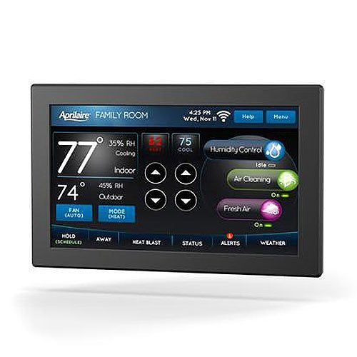 Aprilaire 8920W Universal Clear Touch Screen Thermostat, Wi-Fi, Indoor Air Quality Thermostat