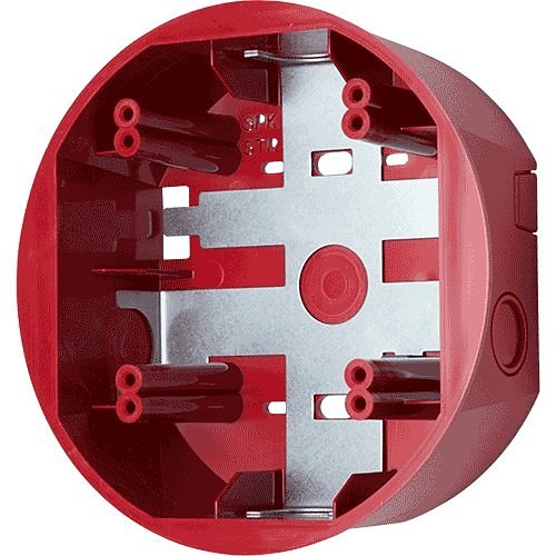System Sensor SBBCRL Mounting Box for Chime, Strobe, Speaker, Horn - Red Image of BK-SBBCRL