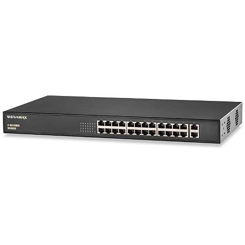 Signamax SC10030 24-Port Fast Ethernet PoE+ Lite Switch