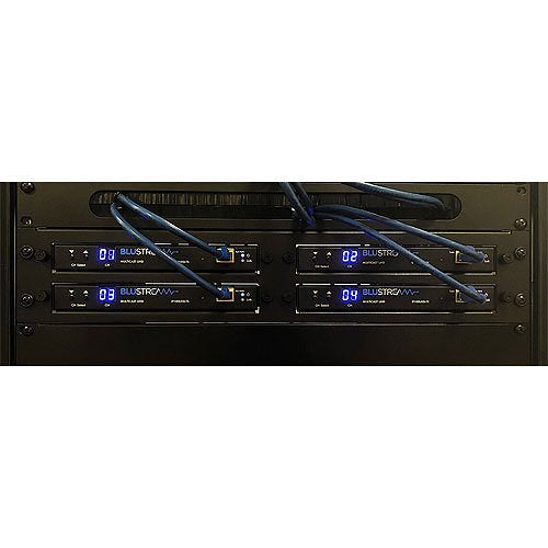 Blustream RSU-2RU Universal 2RU Rack Shelf Unit with x Horizontal Blade Shelves