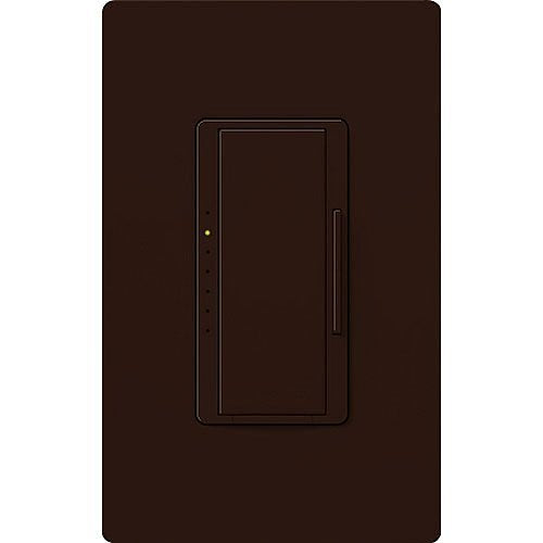 Lutron RRD-PRO-BR RadioRA 2 RF Maestro Pro LED+ Dimmer - Phase Selectable, Brown Image of L1-RRDPROBR