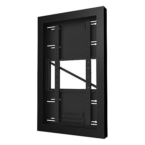 Peerless-AV KIP643 On-Wall Kiosk Portrait Enclosure for 43\\" Displays, Black