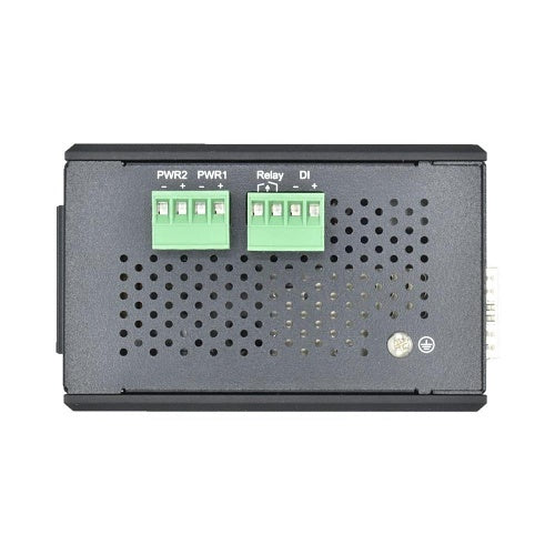AMG Systems AMG560-8G-4XS Industrial 12-Port Managed Switch, 8x10/100/1000Base-T(x) RJ45 Ports, 4x1/2.5/10G Base-Fx SFP+ Ports, DIN Rail Mount
