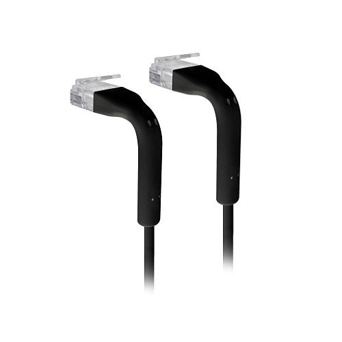Ubiquiti U-Cable-Patch-RJ45-BK-50 UniFi Ultra-Thin OD 3mm Ethernet Patch Cable, 0.1m, 50-Pack, Black