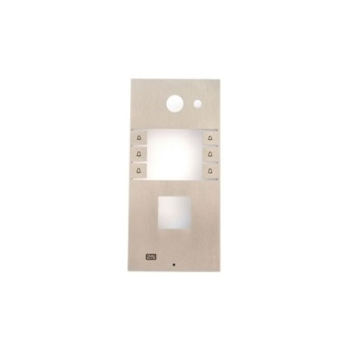 2N 01888-001 IP Vario Metal Cover for 6-Buttons Version Reader