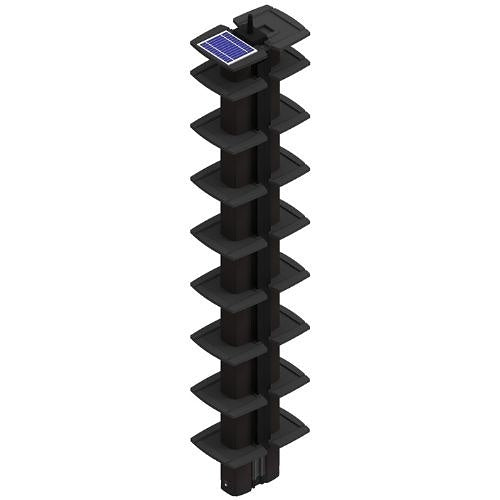 Protech 30840211 SOLARIS Infrared Barrier, 5-Cell, Double Face TX/RX, Anti-Condensation Caps, Solar Panel and Battery, 6.5' (2m)