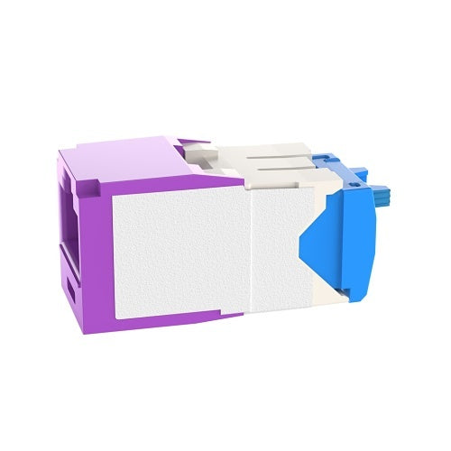 Panduit CJ6X88TGVL Mini-Com UTP RJ45 CAT6A TG Jack Module, Violet