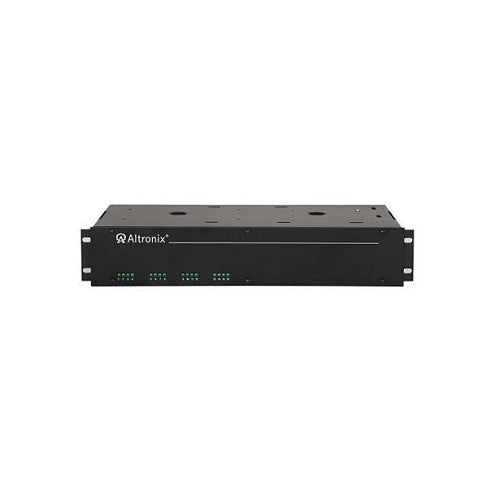 Altronix R2416CB220 CCTV Power Supply, 16 PTC Class 2 Outputs, 2U, 24/28VAC 8A, 220VAC