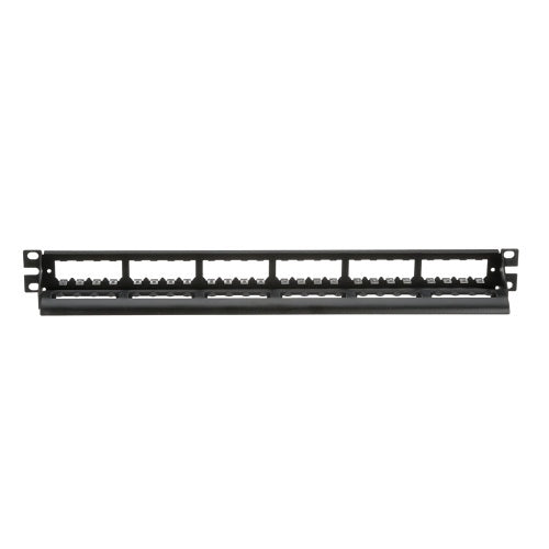 Panduit CP24WSBLY Mini-Com 24-Port All Metal Patch Panel, 1 RU, BL