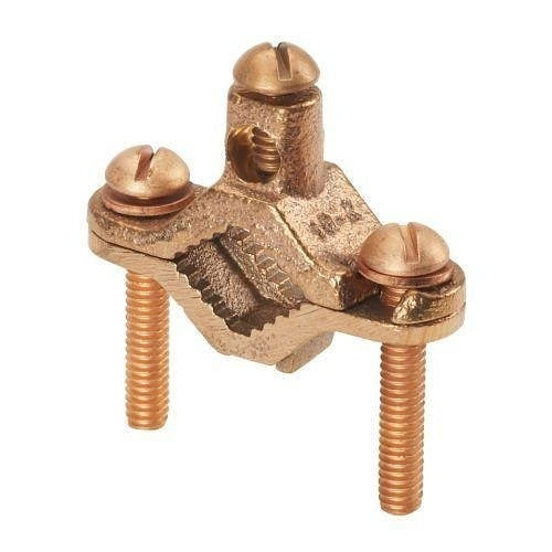 Panduit GPC2-2D-L Bronze Ground Pipe Clamp, Direct Burial