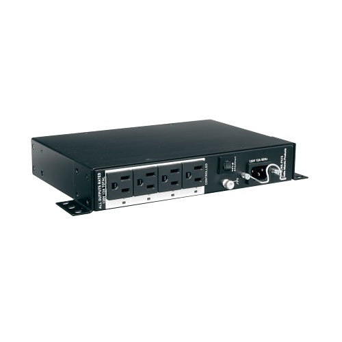 Middle Atlantic RLNK-P415 Premium Plus Series Compact 4-Outlet Wall Mounted 15A PDU with RackLink, 2-Stage Surge Protection