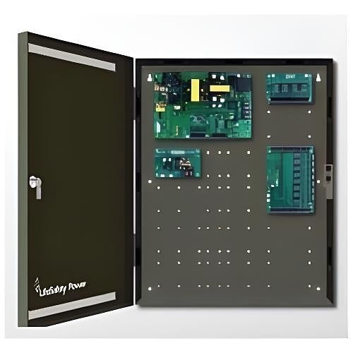 LifeSafety Power FPO150-B100C8E2 Power Supply, 150W Single Voltage, 12/24VDC, 8-Lock, E2 Enclosure