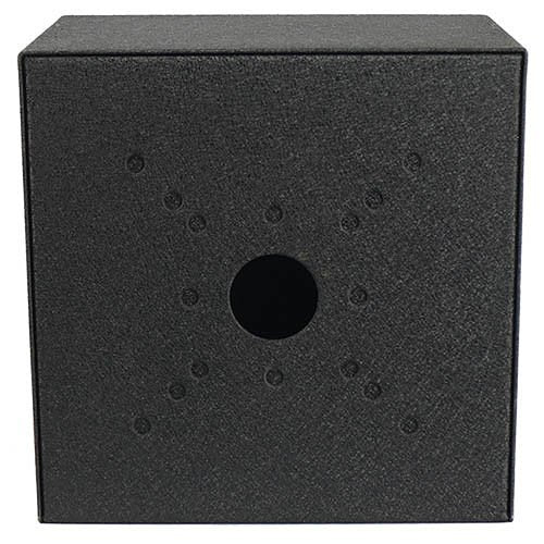 Pedestal Pro MC-CS-10-E 10\\" 10\\" Square Steel Housing, Black Power Coated