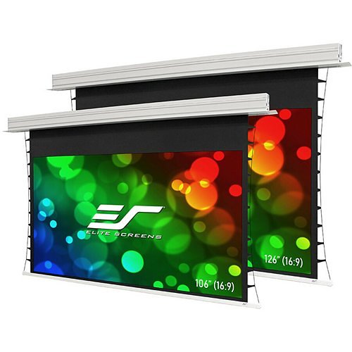 Elite Screens Evanesce Tab-Tension ETB126HD5-E10 126\\" Electric Projection Screen