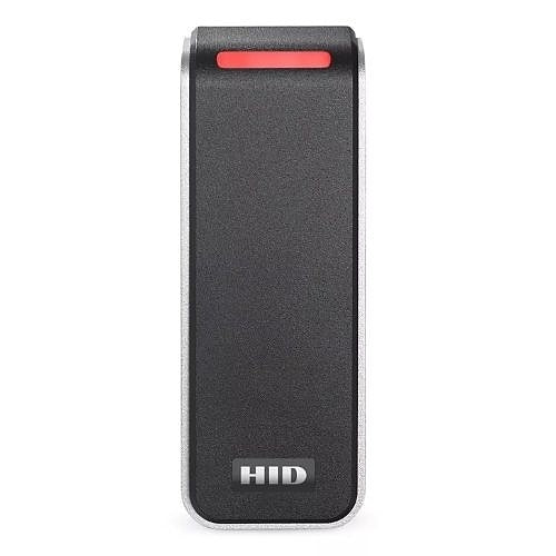 HID 20TKS-03-011QN6 Signo 20 Reader with Terminal Strip Connection, Custom Profile, Black with Silver Trim