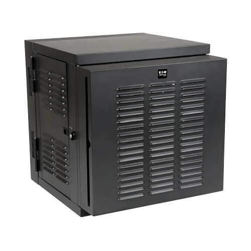 Eaton Tripp Lite SRW12USNEMA SmartRack Switch-Depth Wall Mount Small Rack Enclosure with Hinged Back for Harsh Environments, 20.5\\" (52cm), 200lb (90.7kg), 12U