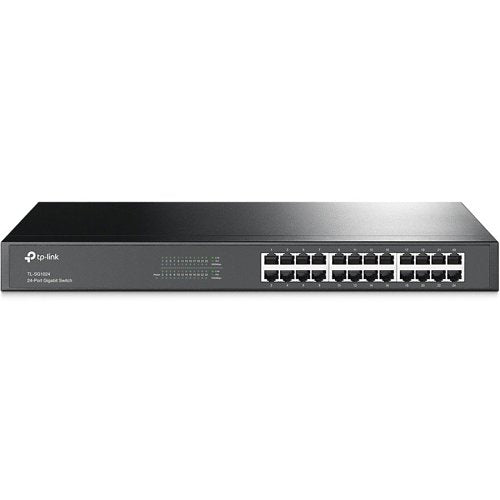 TP-Link TL-SG1024 24-Port Gigabit Rackmount Switch, 19\\" Rack-Mountable Steel Case Image of FP-TLSG1024