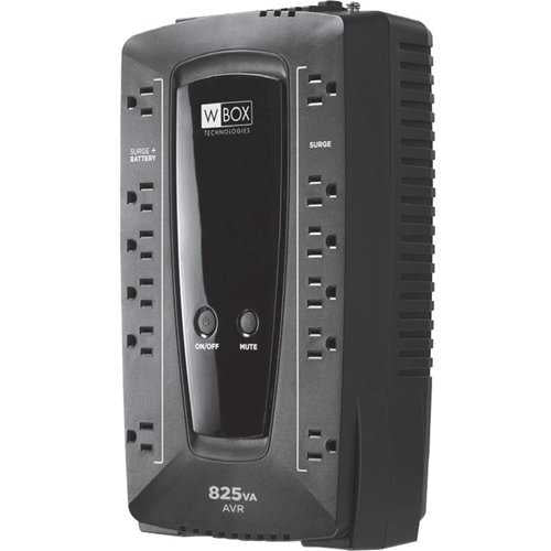 UltraTech 0E-825V12VRD 825VA/480W Battery Backup Line-Interactive Compact UPS with 12 Outlets