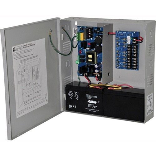 Altronix AL600ULPD8 Power Supply/Charger, 8 Fused Outputs, 12/24VDC at 6A, BC300 Enclosure Image of AX-600ULPD8