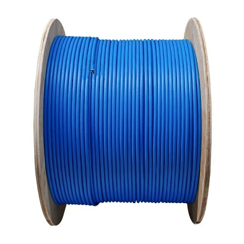 ADI PRO 0E-CMR6BLPS CAT6 23/4 Solid BC Plus Riser Cable, Shielded, UTP, CMR / FT4, 1000\' Wood Reel, Blue