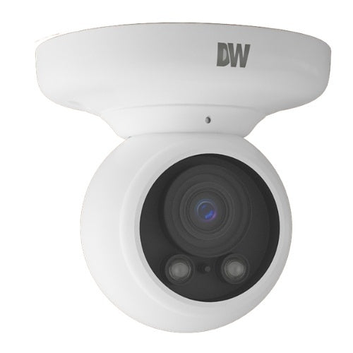 Digital Watchdog DWC-MVA5WI28TX MEGApix 5MP LPR Vandal Ball Turret IP Camera, 100\' IR Range, 2.8mm Fixed Lens