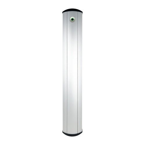 Camden CM-7536VR/1-TXL2WT CM-75 Series 36\\" x 6\\" Column Push Plate Switch with TX-9 and Lithium Battery, Graphic Sensor, Aluminum