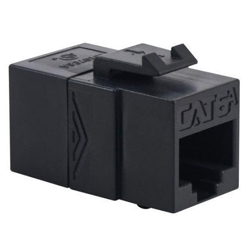 ICC IC107CACBK (25 PACK) CAT6A UTP Keystone Jack Module Coupler, 25-Pack, Black