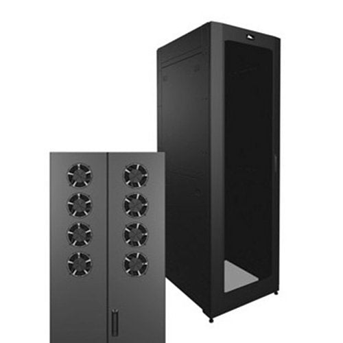 Middle Atlantic SNE27H-4536-A2 SNE Series Wide Security Network Enclosure Kit, 36\\" Deep, 45 RU, Black