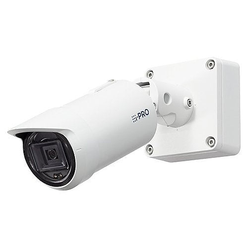 i-PRO WV-S15500-F3L S-Series 5MP Outdoor High Resolution Bullet IP Camera with AI Engine, IK10, NDAA, White