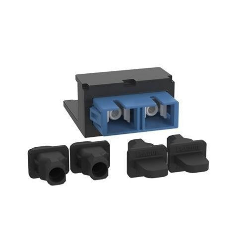 Panduit CMDBUSCZBL SC Duplex Adapter Modular Module Assembly, Black