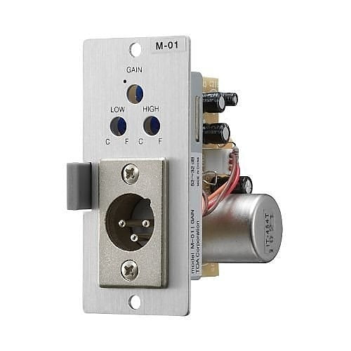 TOA M-01MD00 Microphone Input for 900 Series, 600 ohms, Balanced Transformer-Isolated