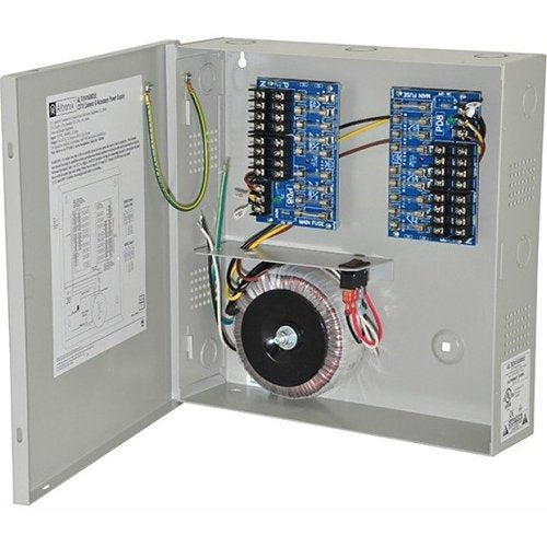 Altronix ALTV2416300UL CCTV Power Supply, 16 Fused Outputs, 24/28VAC at 12.5A, 115VAC, BC300 Enclosure Image of AX-24163UL