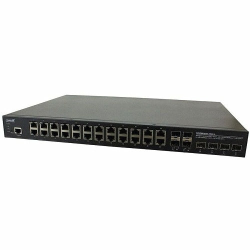 Lantronix SISPM1040-3248-L-UK Managed Hardened POE+ Network Switch with 24 10/100/1000BA Ports