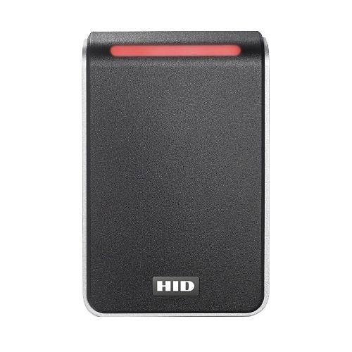 HID 40NKS-00-019QJX Signo 40 Contactless Smartcard Reader, Pigtail, Standard Profile, Black and Silver