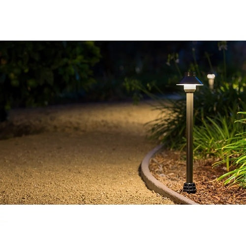 FX Luminaire SP-A-LED20W-12R-BZ Vantage Collection Path Light, 1.3VA, 2700K G4 Lamp, 12\\", Bronze Metallic