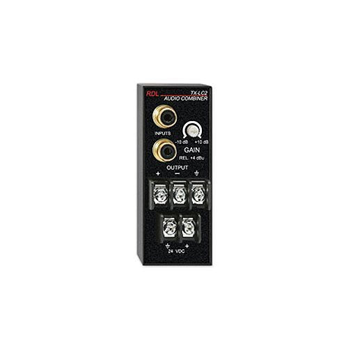 RDL TX-LC2 Unbalanced to Balanced Line Combiner, Mix 2 Unbalanced Audio Signals to Mono Balanced Image of RL-TXLC2