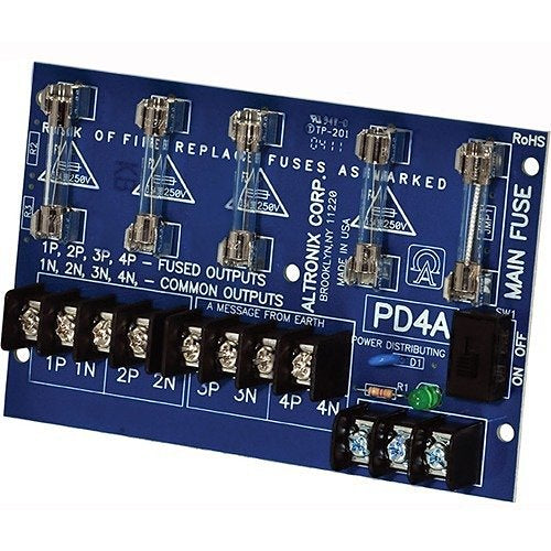 Altronix PD4 4-Outlets PDU Image of AX-PD4